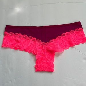 PINK Victoria’s Secret purple and pink extra low rise mini bikini